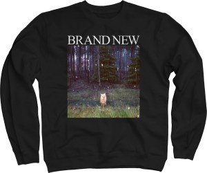 Brand New Daisy Fox Crew Neck on Black