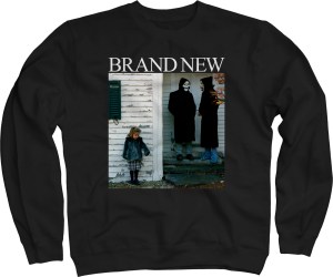 Brand New The Devil and God are Raging Inside Me on Black Crew Neck