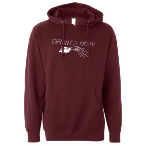 Brand New Hand of Doom Hoodie Maroon