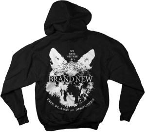 Brand New Wolf Zip-Up Back