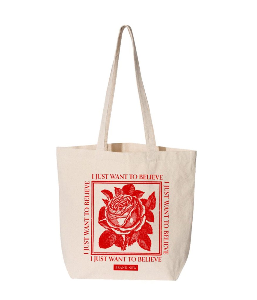 Believe Rose Tote Bag