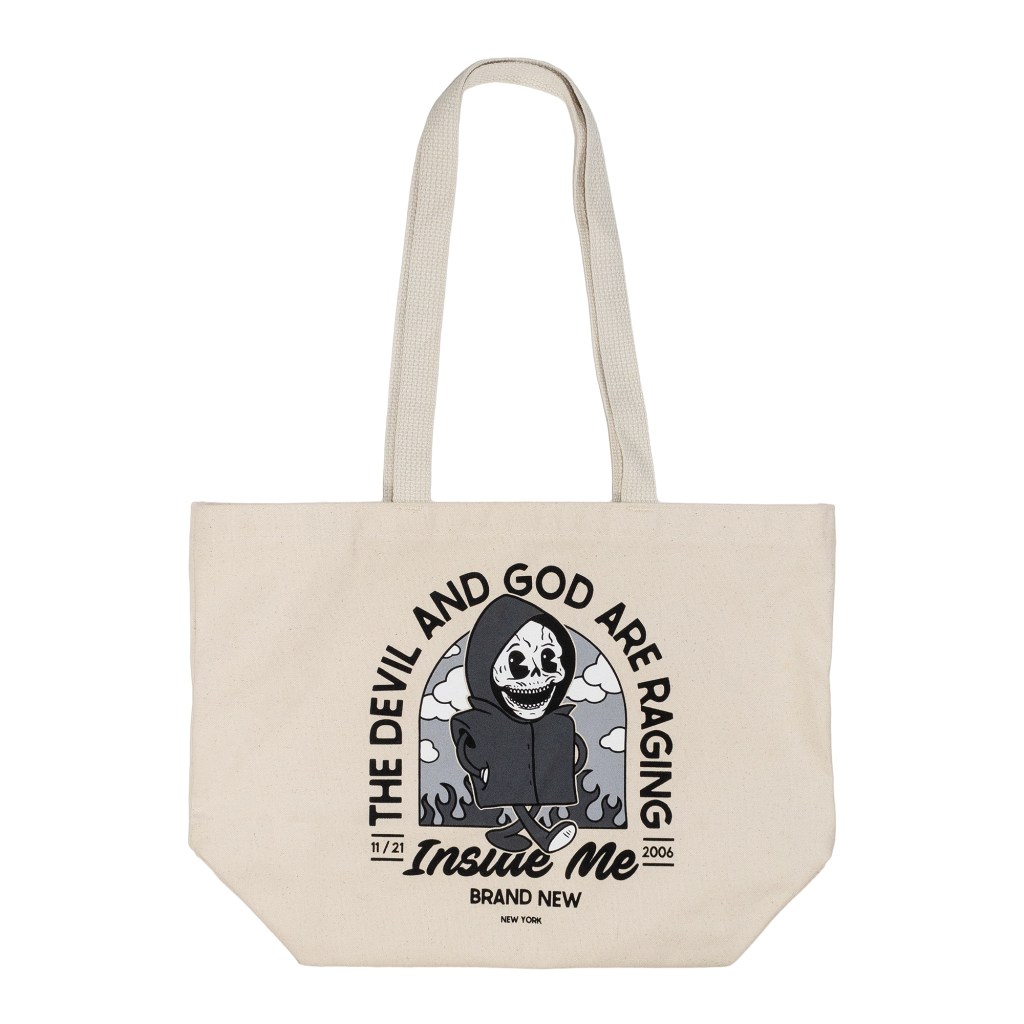 Brand New The Devil and God Cartoon Tote Bag