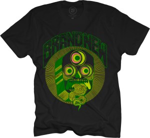 Brand New Bone Thrower Black Skull T-Shirt