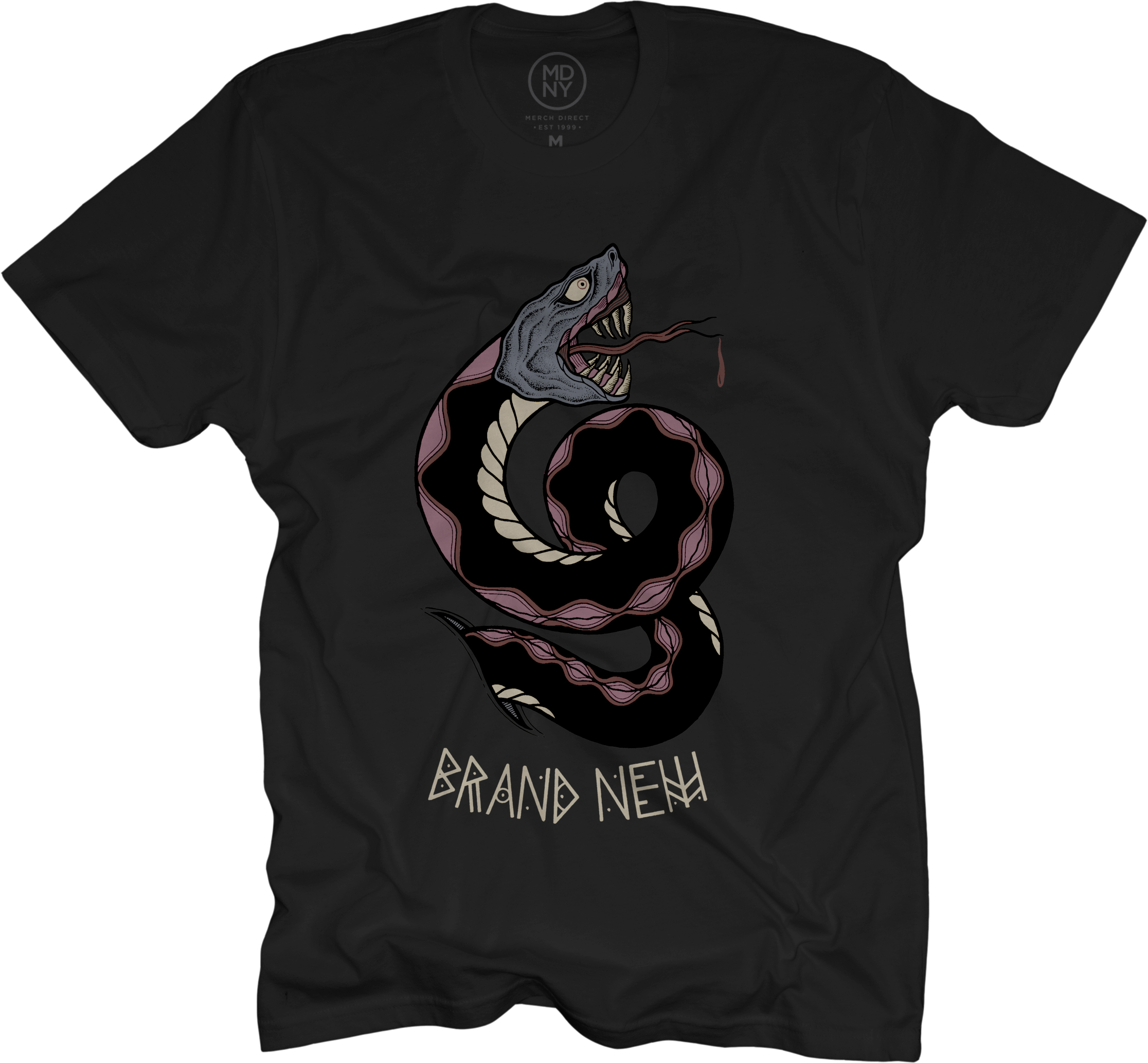 Brand New Bone Thrower  Black Snake T-Shirt
