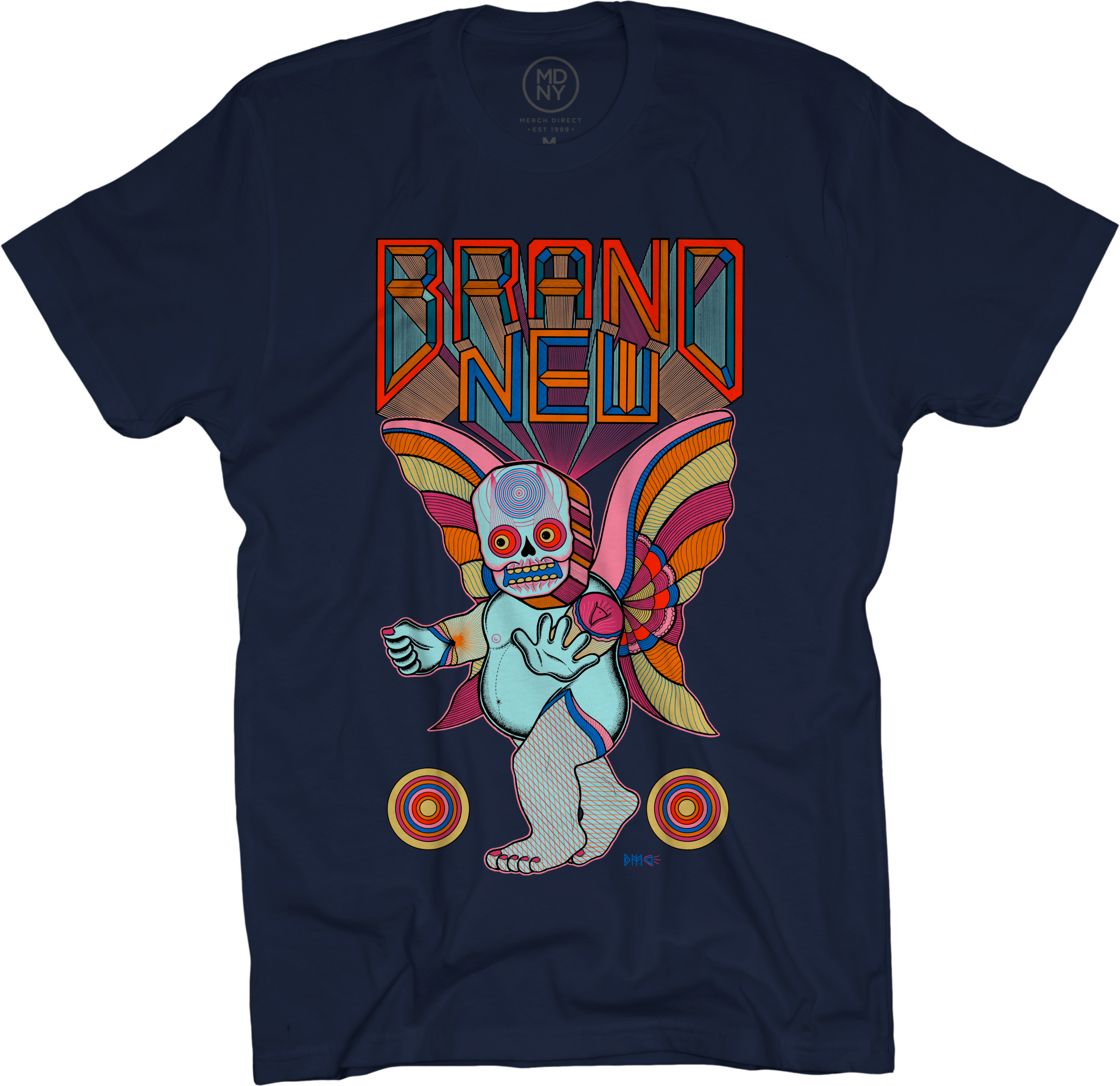 Brand New Bone Thrower  Navy Baby T-Shirt