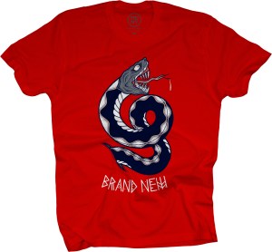 Brand New Bone Thrower Red Snake T-Shirt