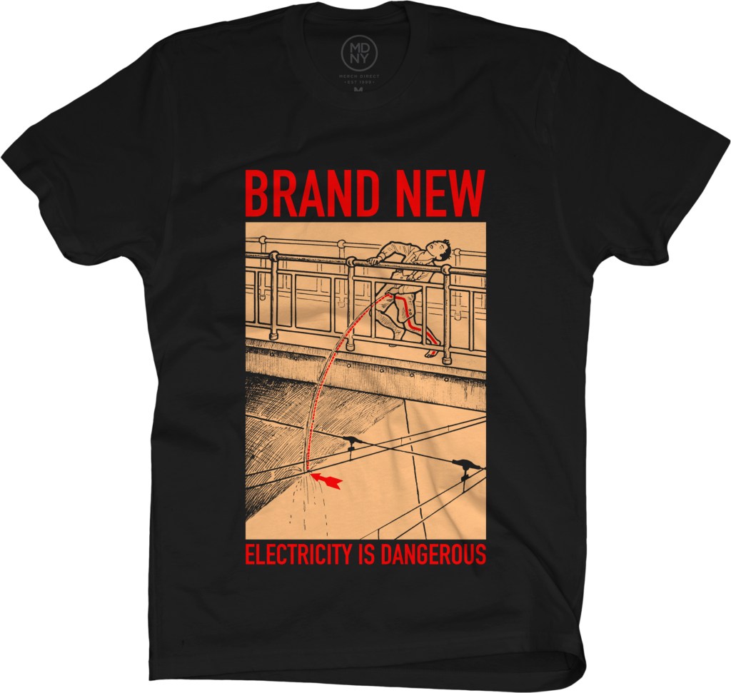 Brand New Electricity is Dangerous Piss on a Wire T-Shirt