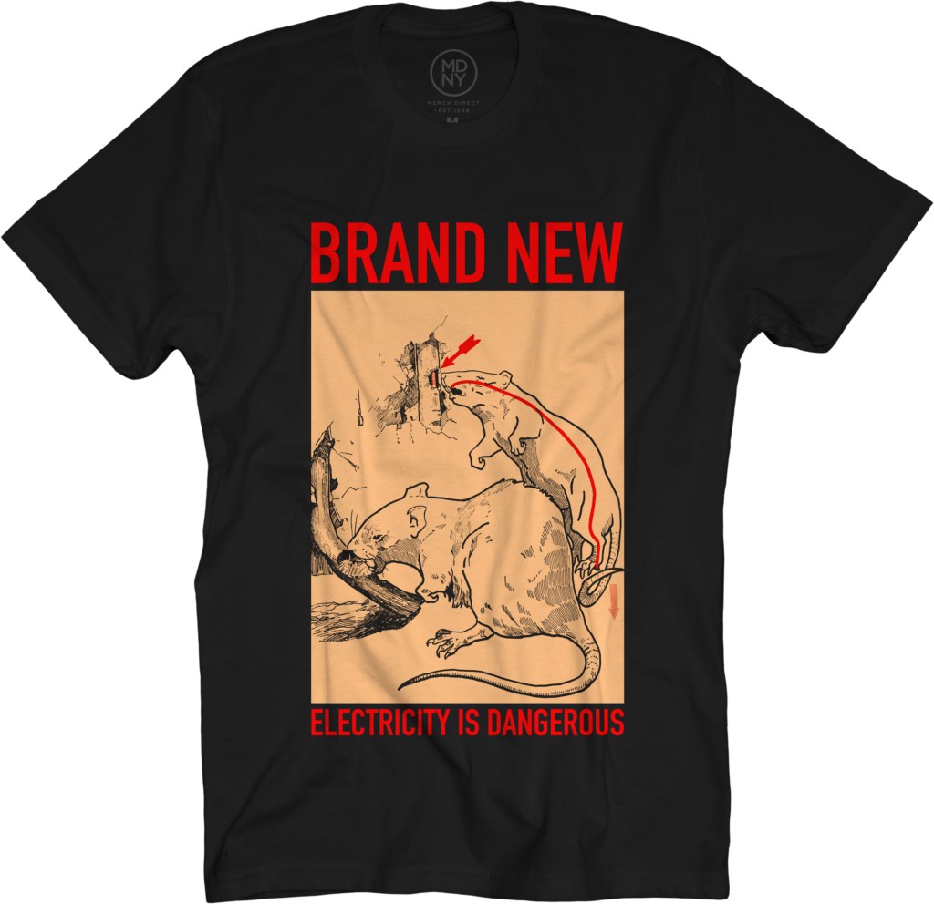 Brand New Electricity is Dangerous Rats T-Shirt