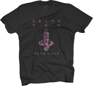 Brand New Flower Cross Black T-Shirt