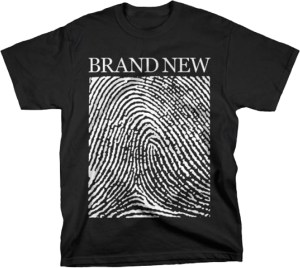 Brand New Fingerprints On Black T-Shirt