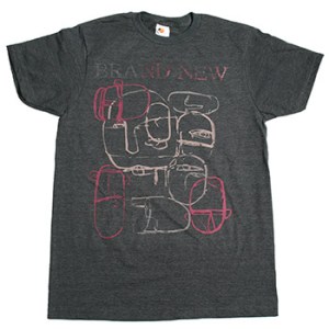 Brand New I Am Faces Fine Jersey Slim Fit T-Shirt