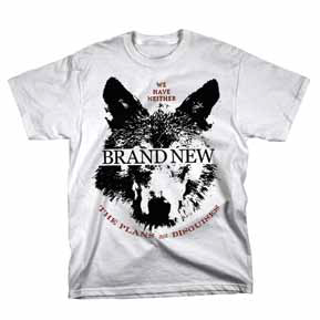 Brand New Wolf on White T-Shirt