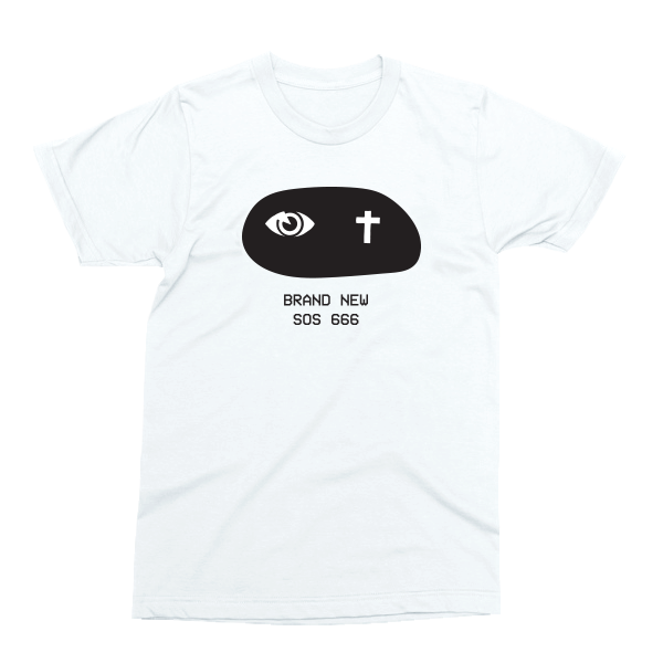 Brand New Cross Eye Shirt White