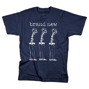 Brand New Skeletons on Navy