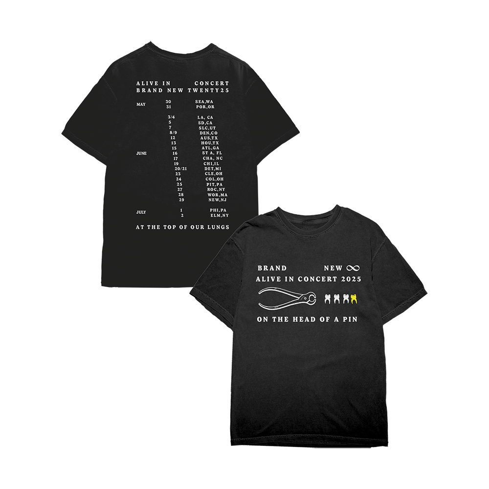 Brand New Alive In Concert 2025 Tour Tee