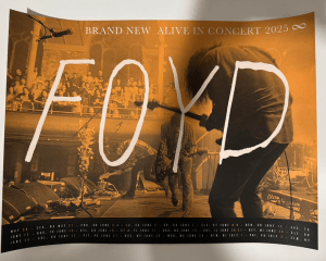 FOYD Alive in Concert 2025 Poster Orange