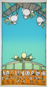 December 8, 2006. Dashboard Confessional, Brand New, Madison Square Garden Poster by Mike Budai