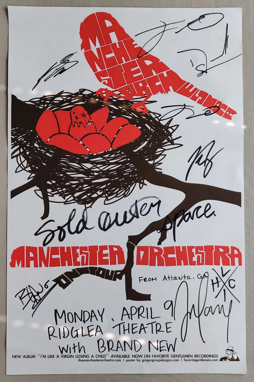 April 9, 2007 - Manchester Orchestra
Brand New
Ridglea Theatre, Fort Worth Texas