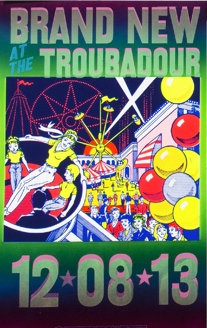 December 8, 2013. Brand New at The Troubadour by Craig Stecyk Version 1
