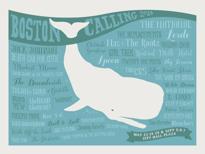 Boston Calling 2014 Poster