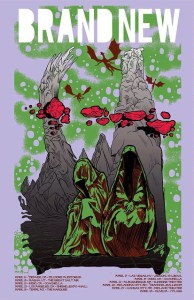 Brand New Spring 2015 Tour by David Paul Seymour. Green/purple variant