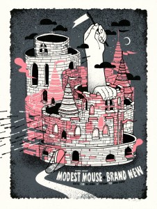 July 30 and 31st, 2016. Modest Mouse and Brand New by Max Mahn/Twin Home Prints