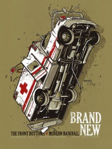 Brand New, The Front Bottoms, and Modern Baseball, Missoula, Montana, Max Mahn/Twin Home Prints