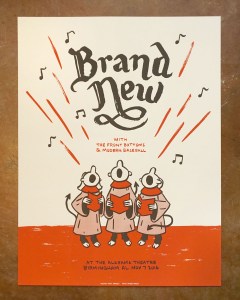 Brand New with The Front Bottoms and Modern Baseball November 7, 2016 The Alabama Theatre Matt Empson