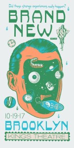 Science Fiction Tour Poster October 19, 2017 Kings Theatre, Brooklyn, NY Morning Breath