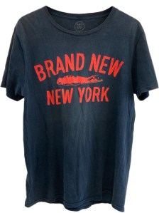Brand New Long Island on Navy T-Shirt