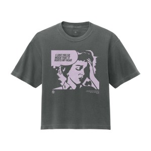 Brand New Love You So Much Ladies Crop Tee