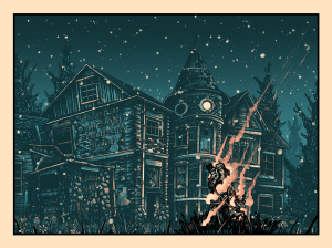 Luke Martin / Suburban Avenger Brand New cancelled/scrapped gig poster