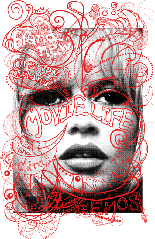 The Movielife with Brand New, Orange Island, and Bluebird by PosterChild/ Brittany Hague