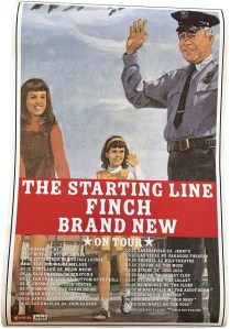 The Starting Line, Finch, Brand New on Tour. Spring 2002