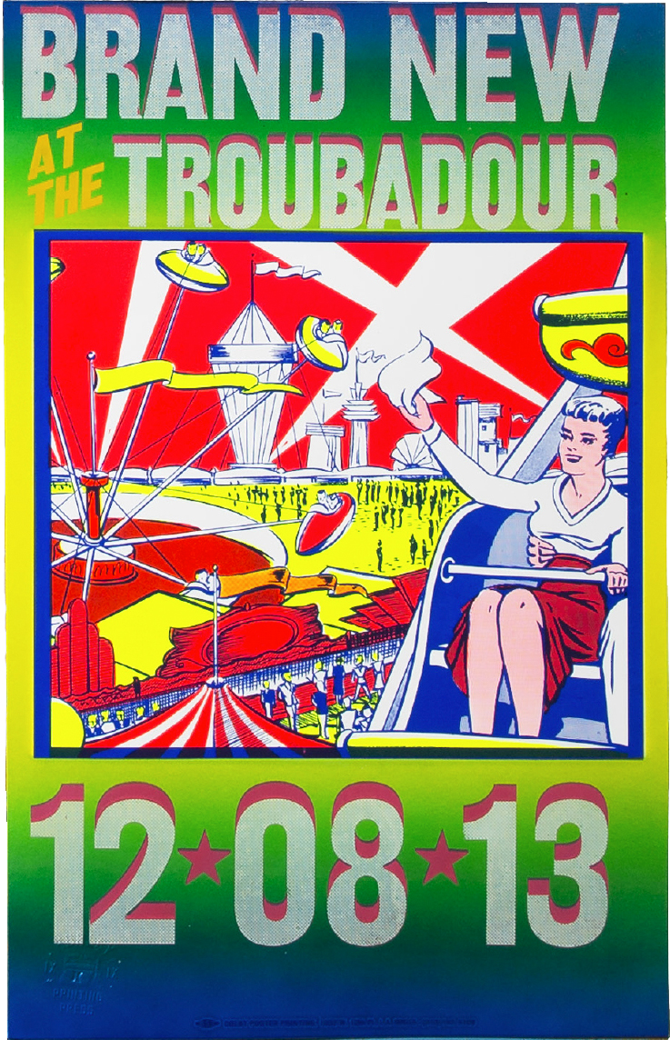 December 8, 2013. Brand New at The Troubadour by Craig Stecyk Version 2