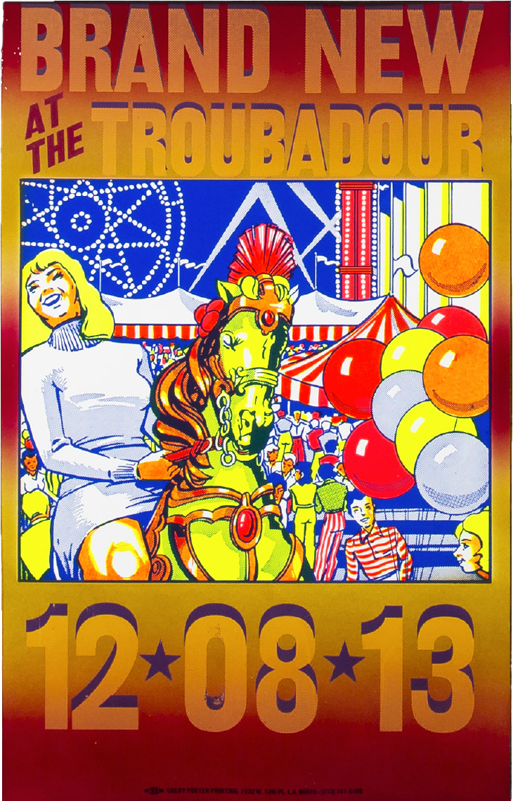 December 8, 2013. Brand New at The Troubadour by Craig Stecyk Version 3