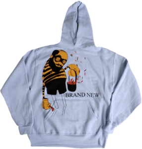 Firepot on Light Blue Pullover