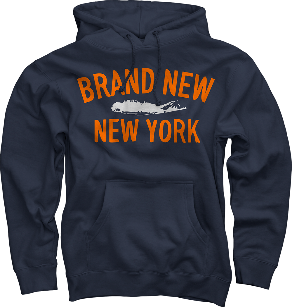 Long Island on Navy Pullover