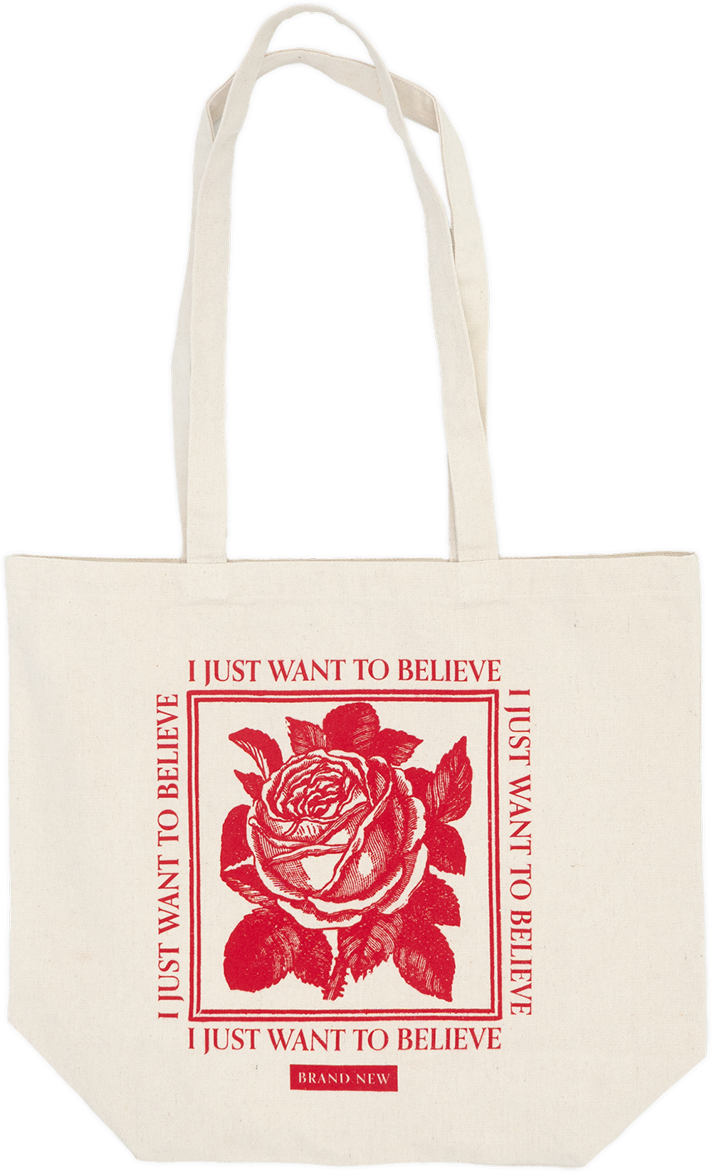 Believe Rose Tote Bag
