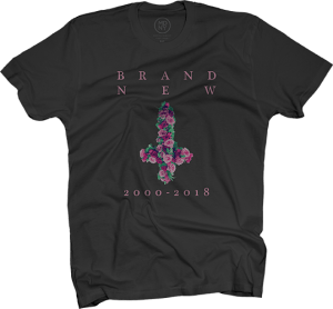 Flower Cross Black T-Shirt