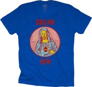 Virgin Mary Blue T-Shirt