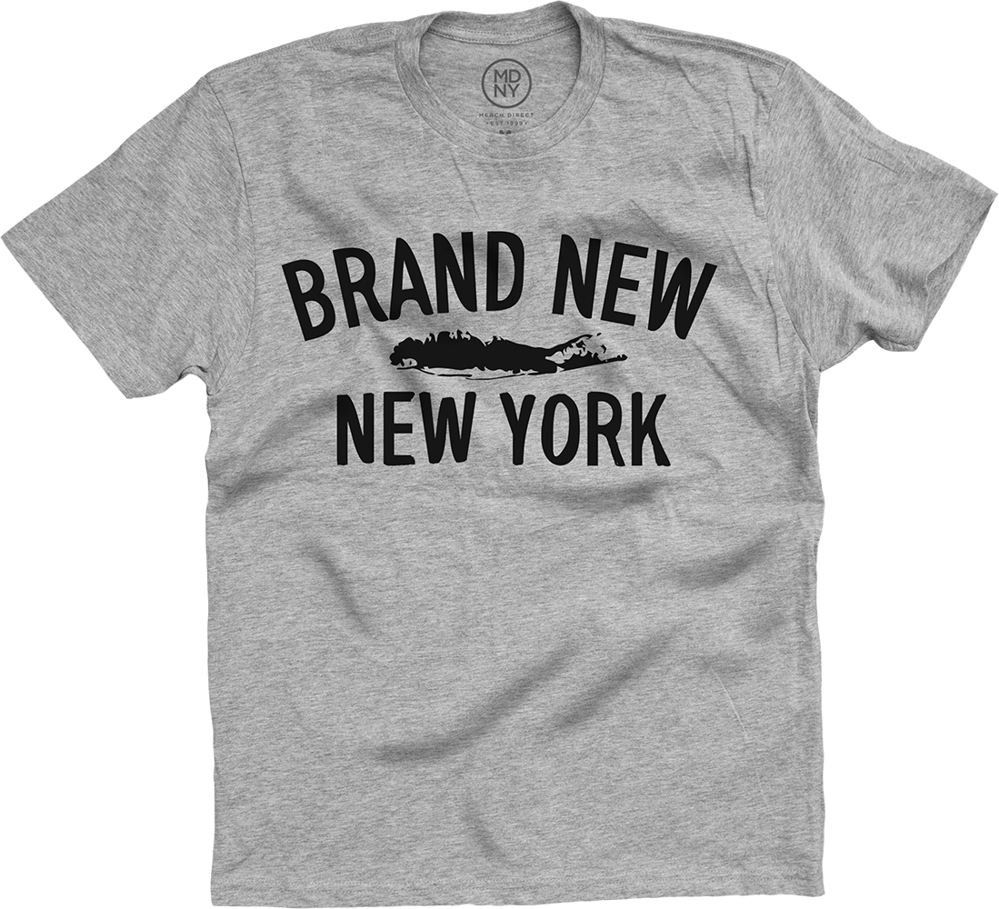 Long Island on Heather Grey T-Shirt
