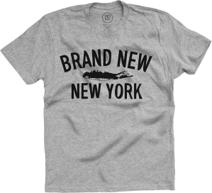 Long Island on Heather Grey T-Shirt