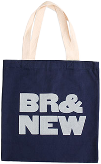 BRNEW Navy Blue Tote Bag