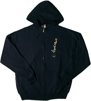 Bomb on Navy Zip Up