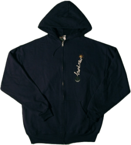 Bomb on Navy Zip Up