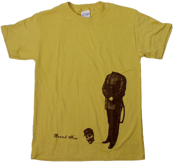 Headless Man With Cursive Logo T-Shirt