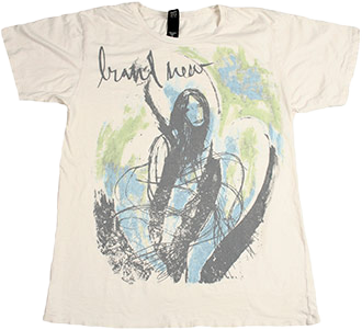 Mermaids Vintage White Destroyed Jersey T-Shirt