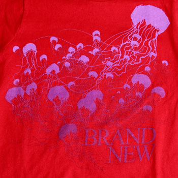 Massjellies on Red T-Shirt detail