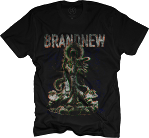 Lady on Black T-Shirt